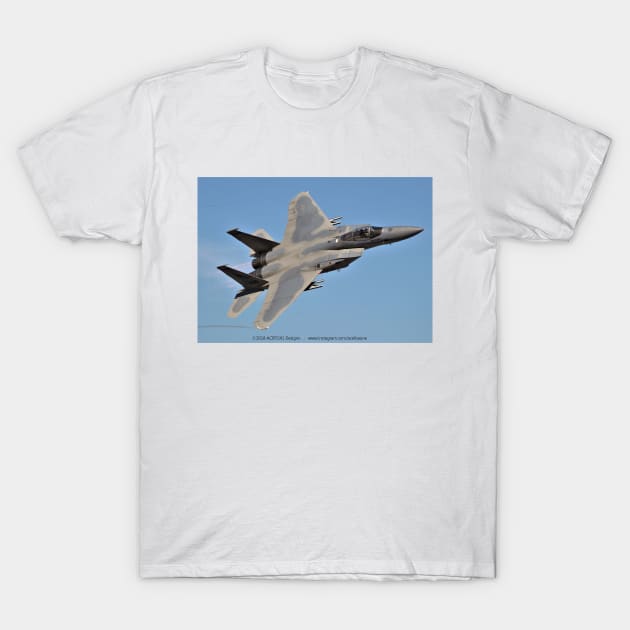 F-15 Eagle afterburner T-Shirt by acefox1